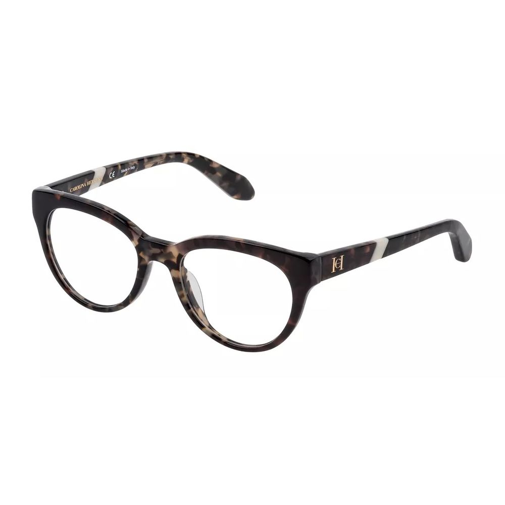 Carolina Herrera NY Schwarzer Acetat-Rahmen