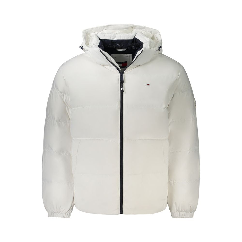 Tommy Hilfiger Weiße Polyester-Jacke