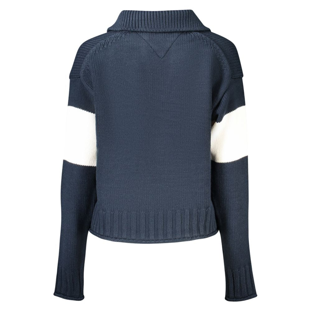 Tommy Hilfiger Blauer Pullover aus Wolle