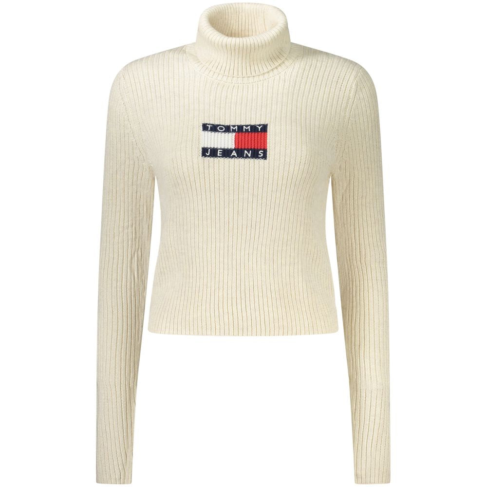 Tommy Hilfiger Beigefarbener Pullover aus Wolle