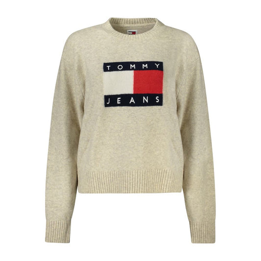 Tommy Hilfiger Beigefarbener Pullover aus Wolle