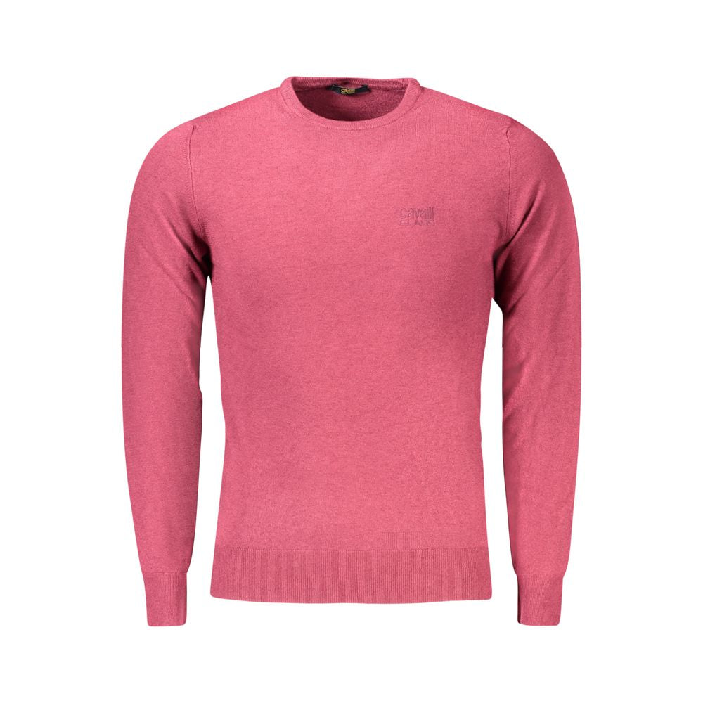 Cavalli Class Roter Polyester-Pullover