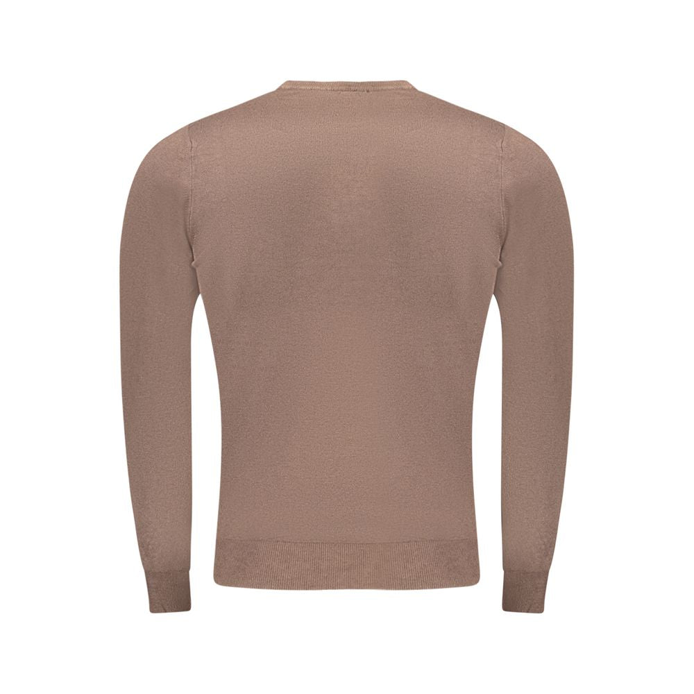 Cavalli Class Brauner Polyester-Pullover