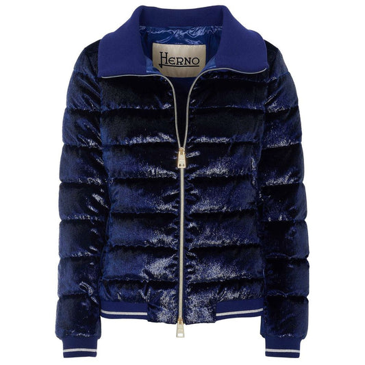 Herno Blaue Polyester Damen Jacke