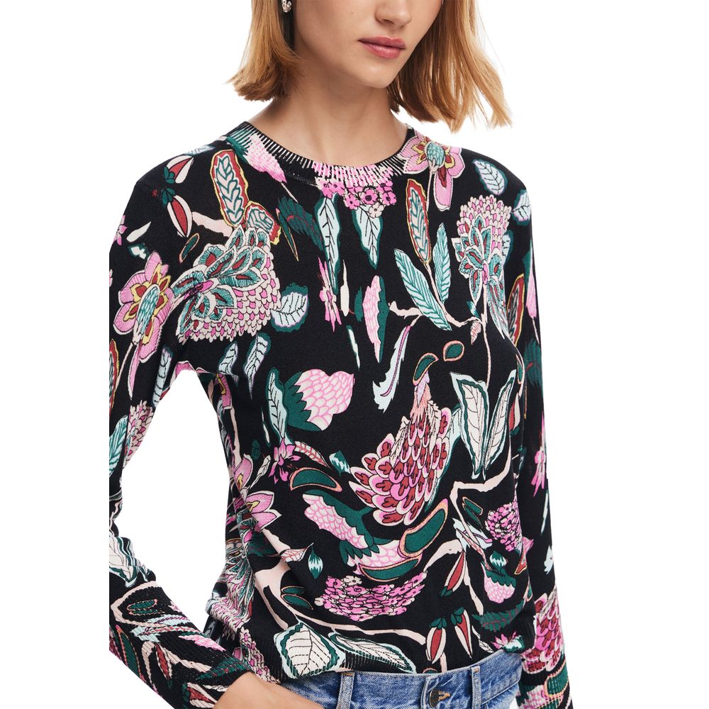 Desigual Schwarze Viskose Tops & T-Shirt