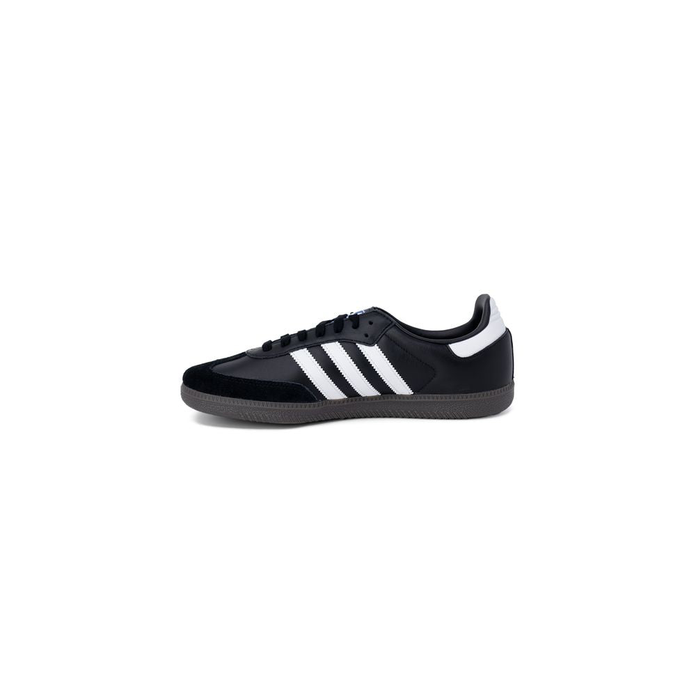 Adidas Schwarzer Leder-Sneaker