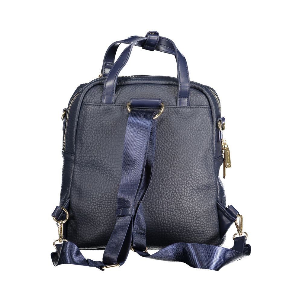 Valentino Bags Blauer Polyethylen-Rucksack