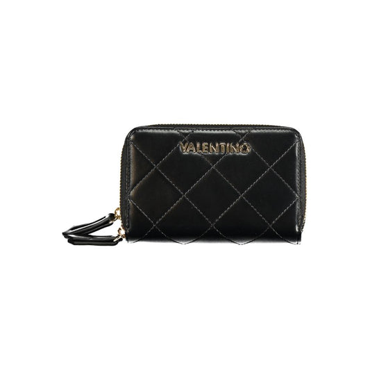 Valentino Bags Schwarzes Portemonnaie aus Polyethylen