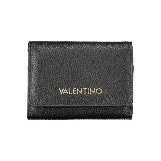 Valentino Bags Schwarzes Portemonnaie aus Polyethylen