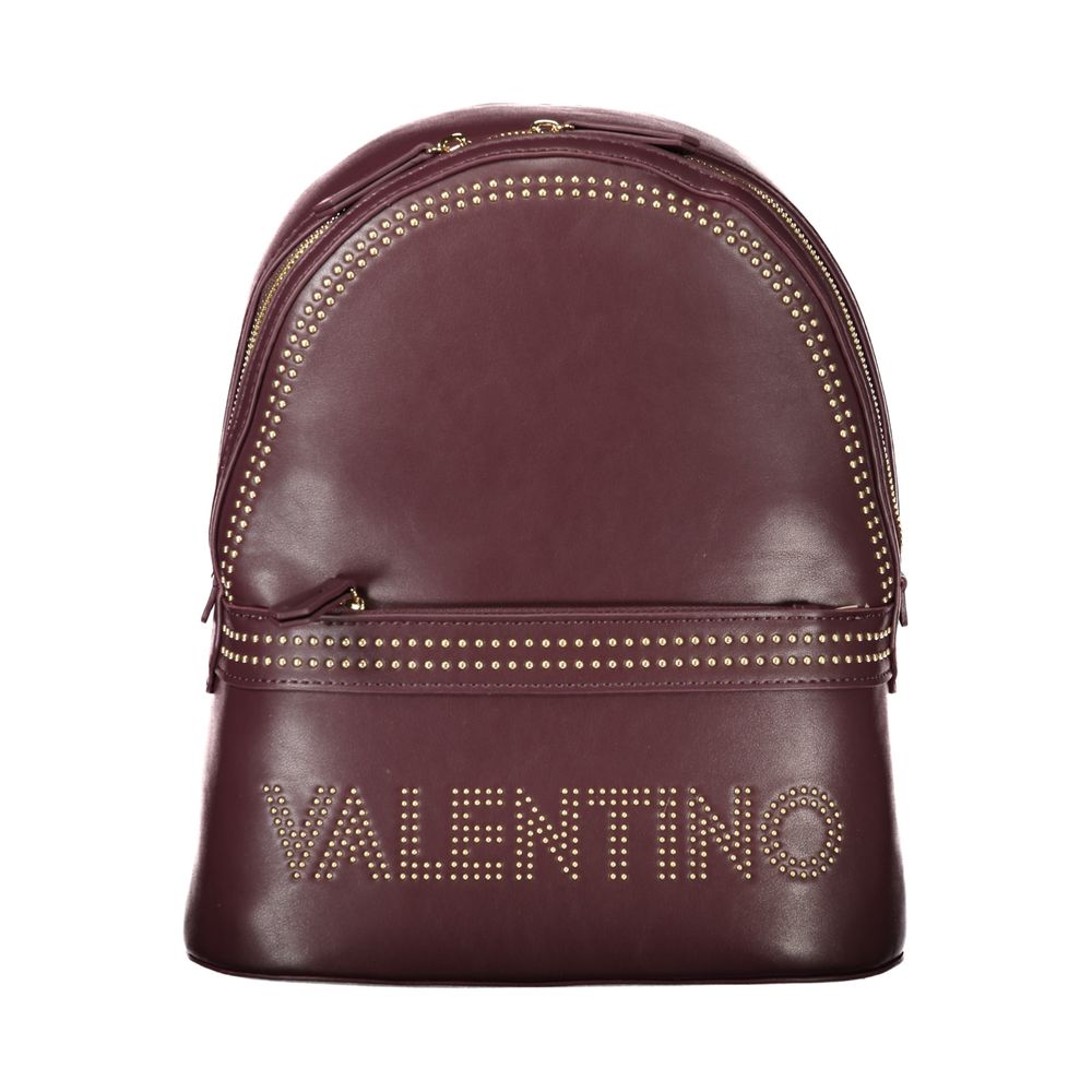 Valentino Bags Roter Polyethylen-Rucksack