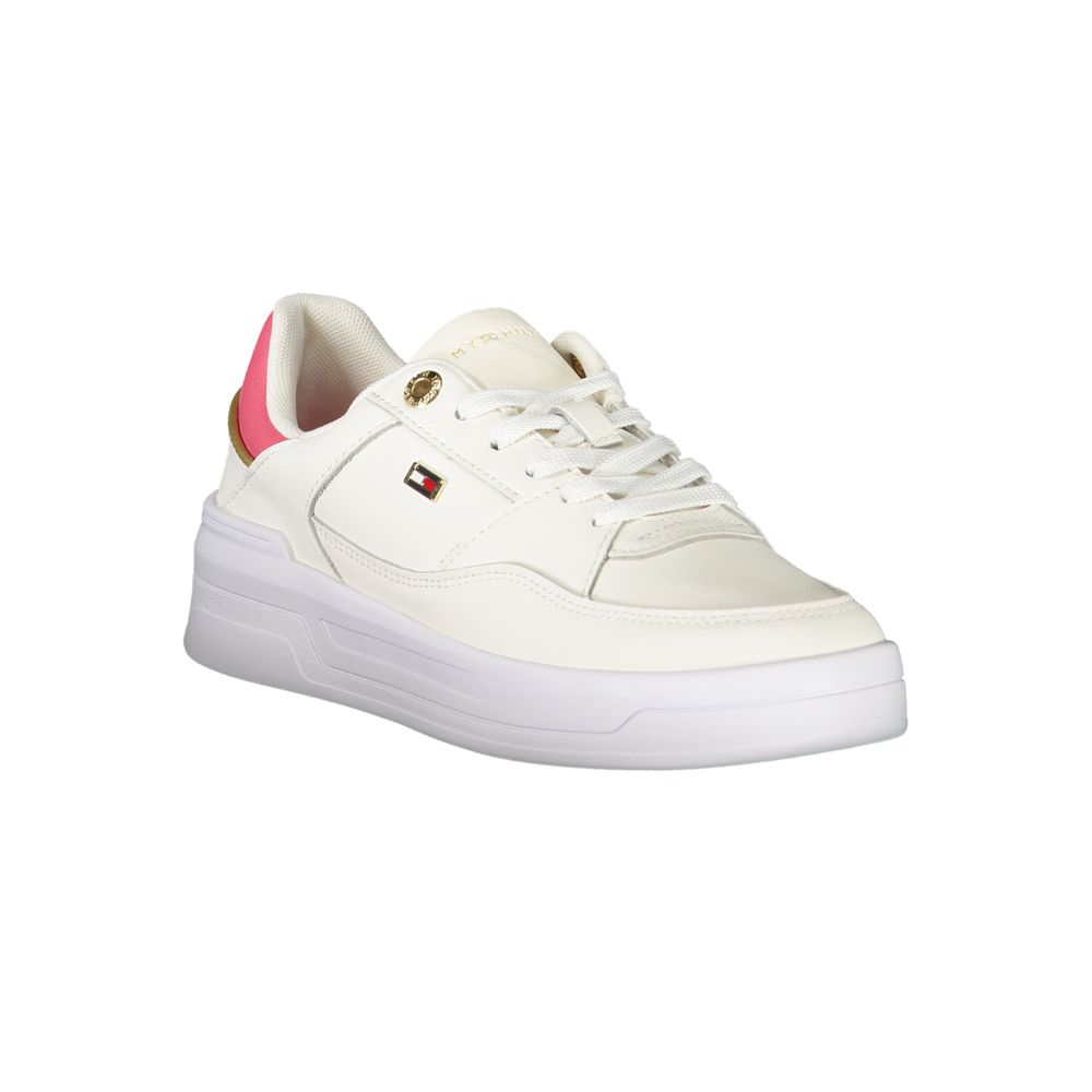 Tommy Hilfiger Sneaker aus weißem Polyester