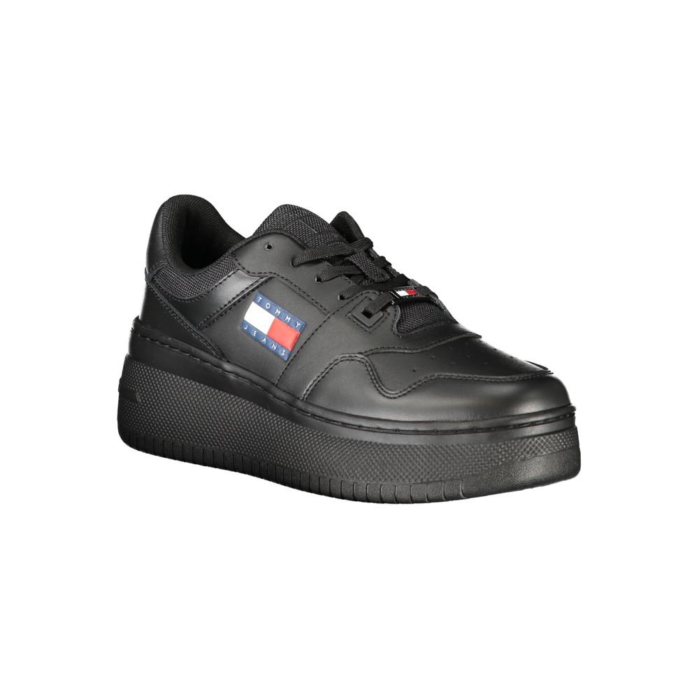 Tommy Hilfiger Schwarzer Polyester Sneaker