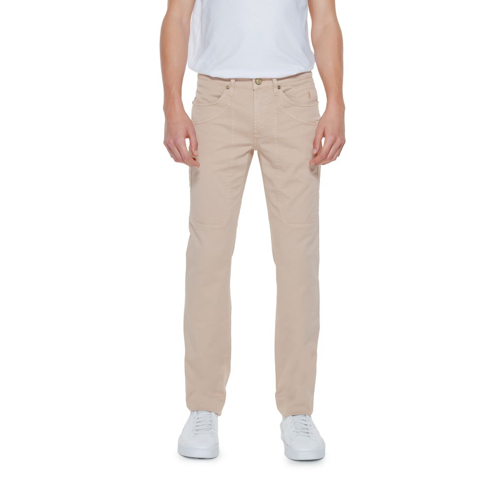 Jeckerson Beige Baumwolljeans & Hose