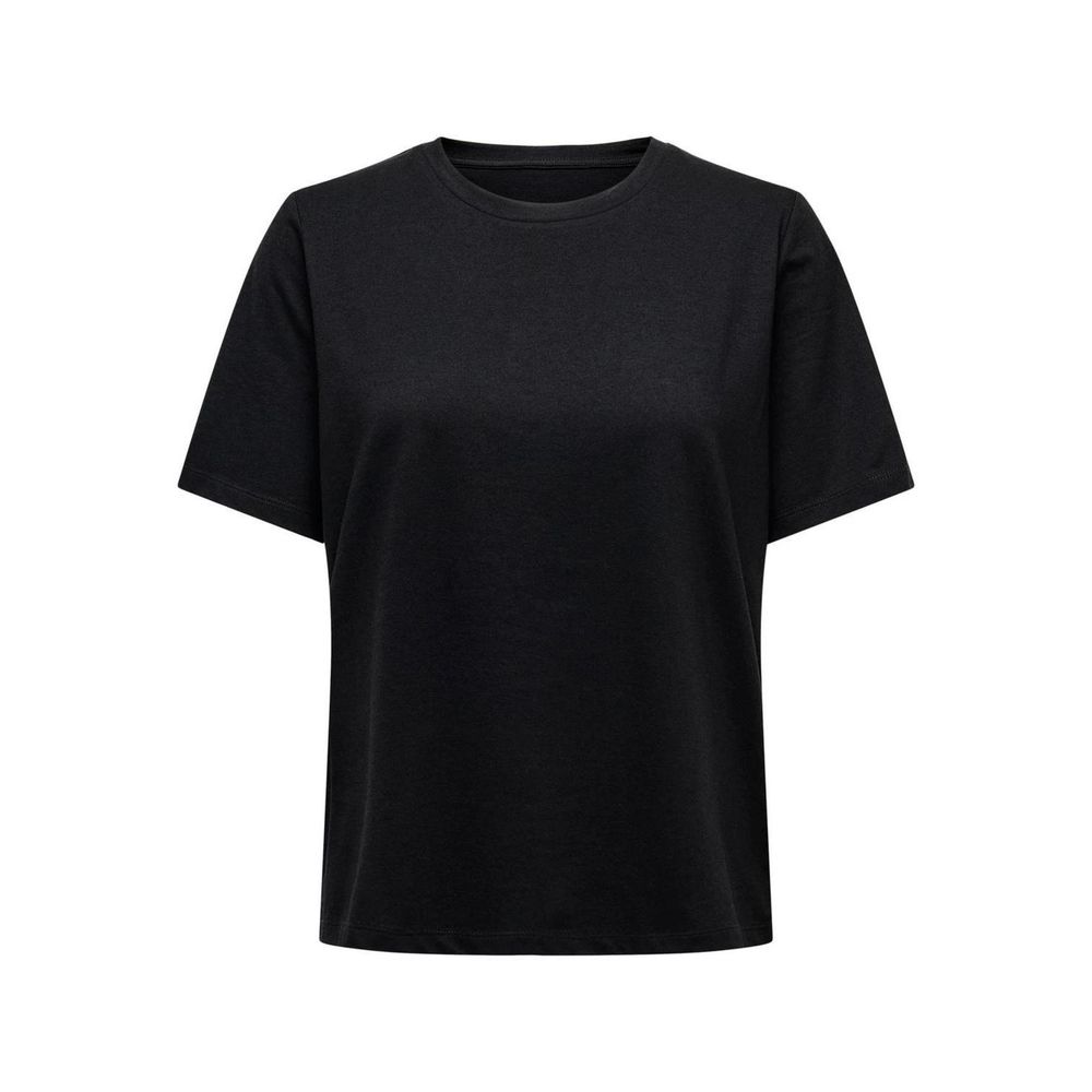 Only Schwarze Baumwolle Tops & T-Shirt