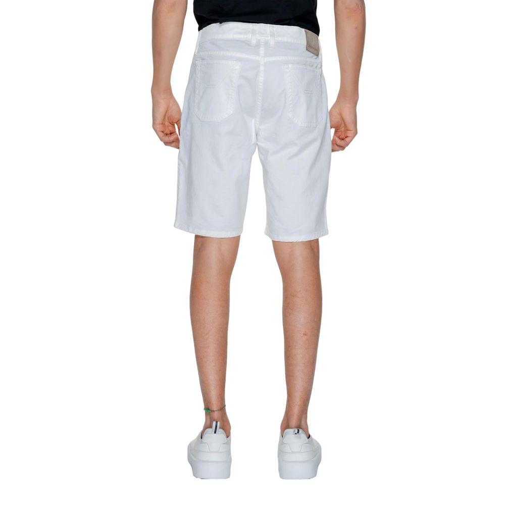 Jeckerson Weiße Baumwollshorts