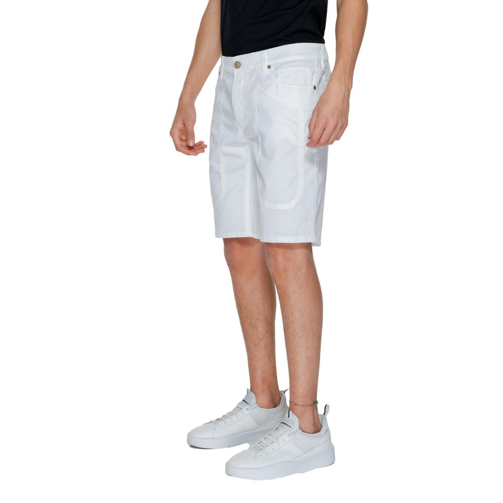 Jeckerson Weiße Baumwollshorts