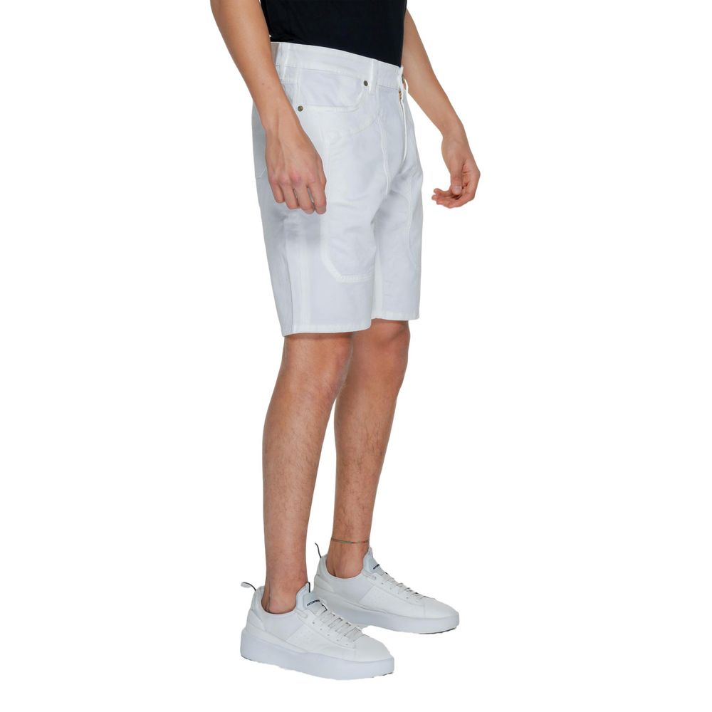 Jeckerson Weiße Baumwollshorts