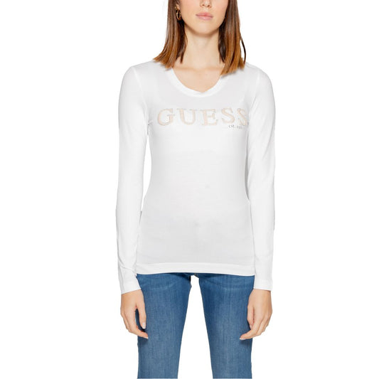 Guess Weiße Baumwoll-Oberteile & T-Shirt