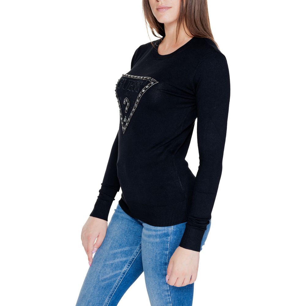 Guess Schwarze Viskose Tops & T-Shirt