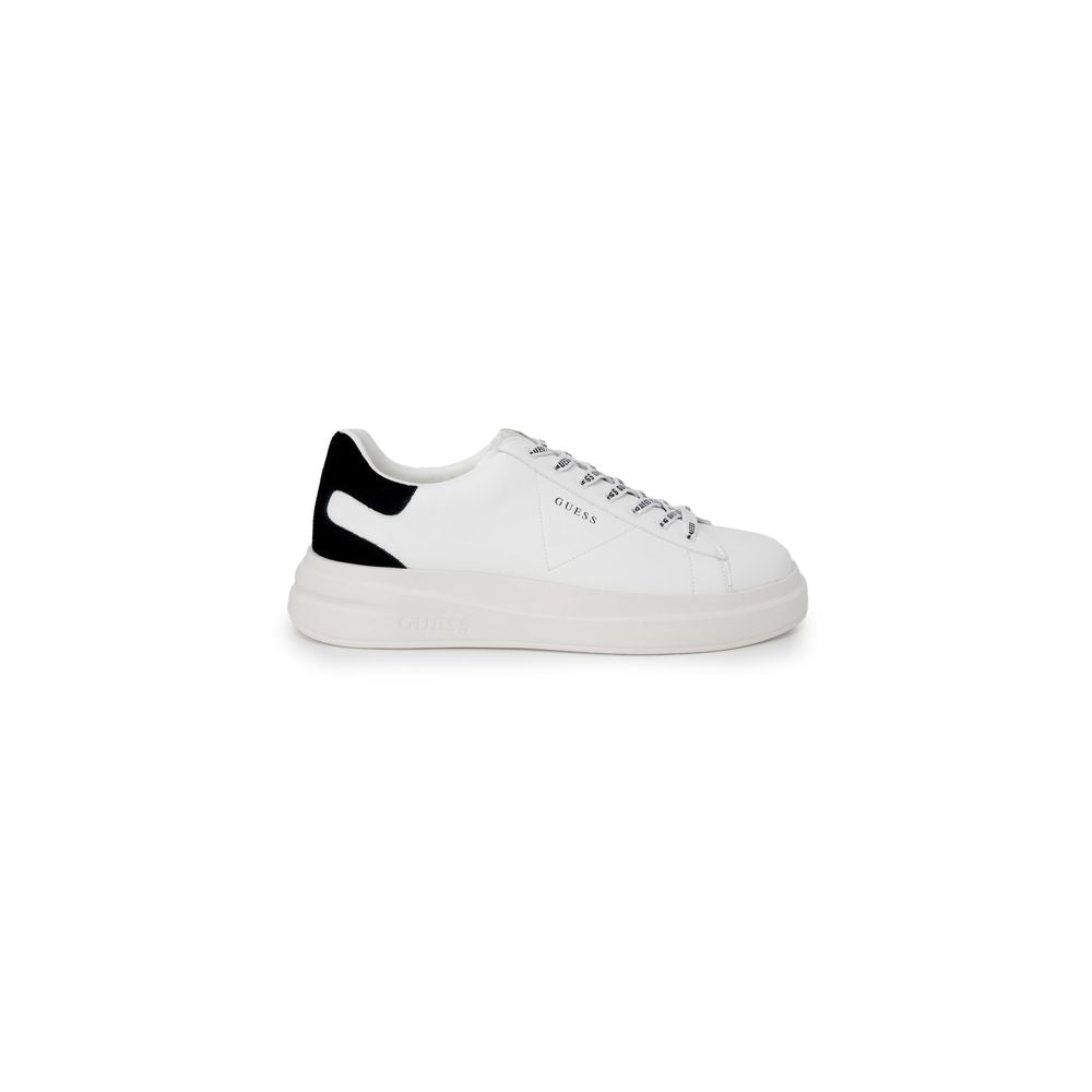 Guess Schwarzer und weißer Polyethylen-Sneaker