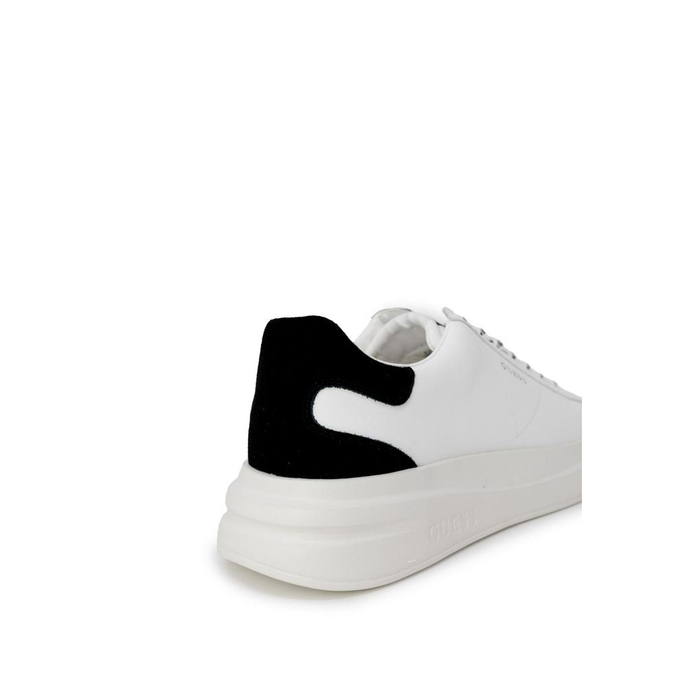 Guess Schwarzer und weißer Polyethylen-Sneaker