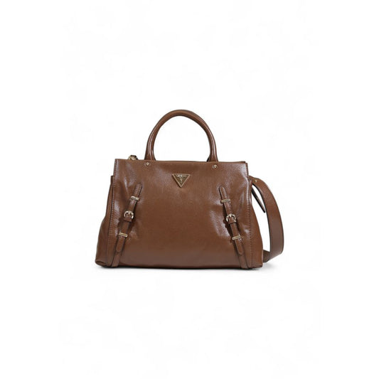 Guess Braune Polyethylen-Handtasche