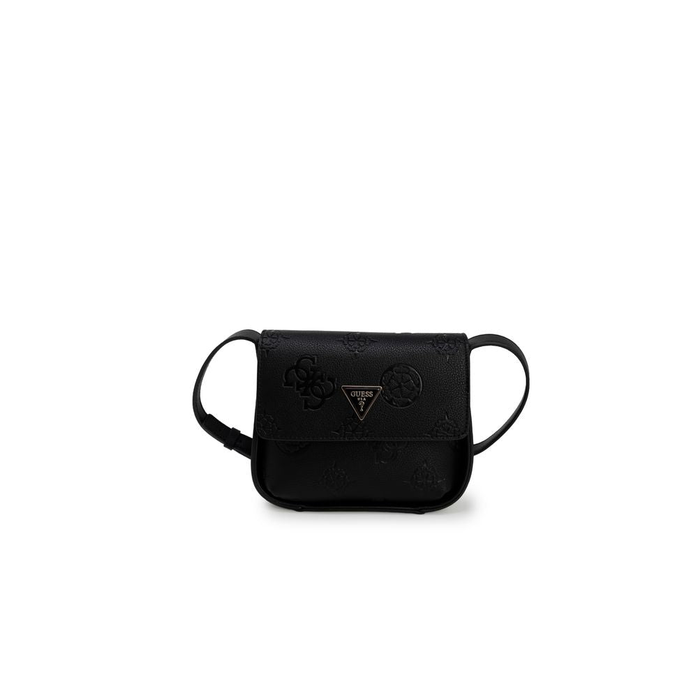 Guess Schwarze Polyethylen-Handtasche