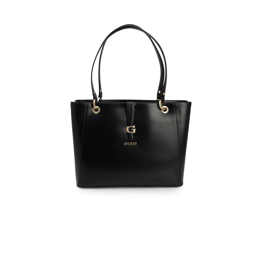 Guess Schwarze Polyethylen-Handtasche