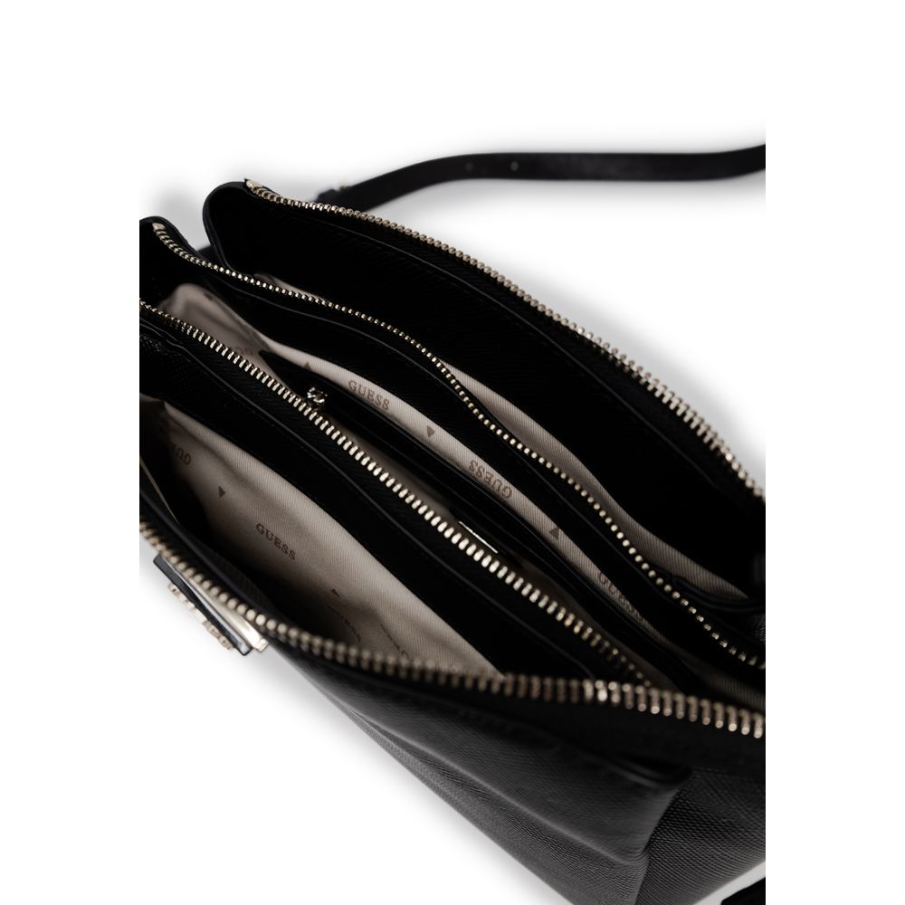 Guess Schwarze Polyethylen-Handtasche