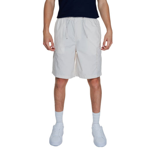 Jack Jones Beigefarbene Baumwollshorts