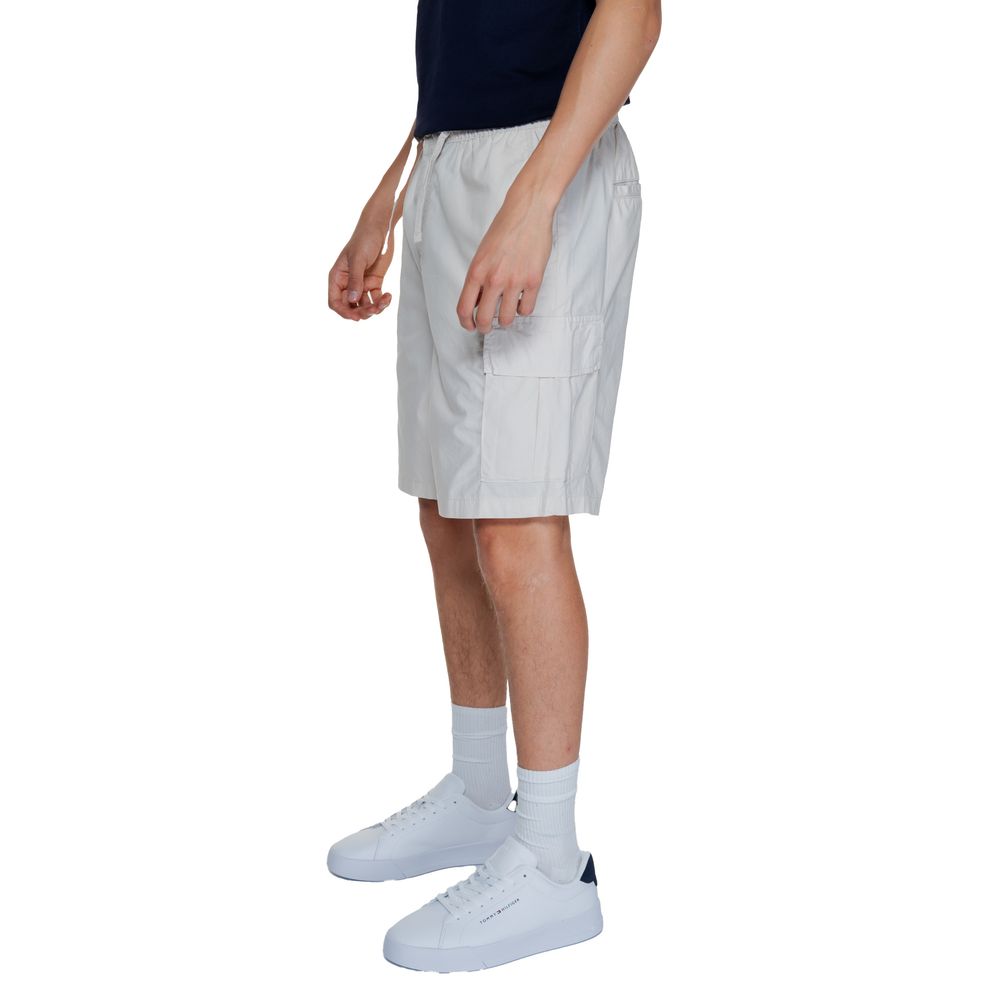 Jack Jones Beigefarbene Baumwollshorts