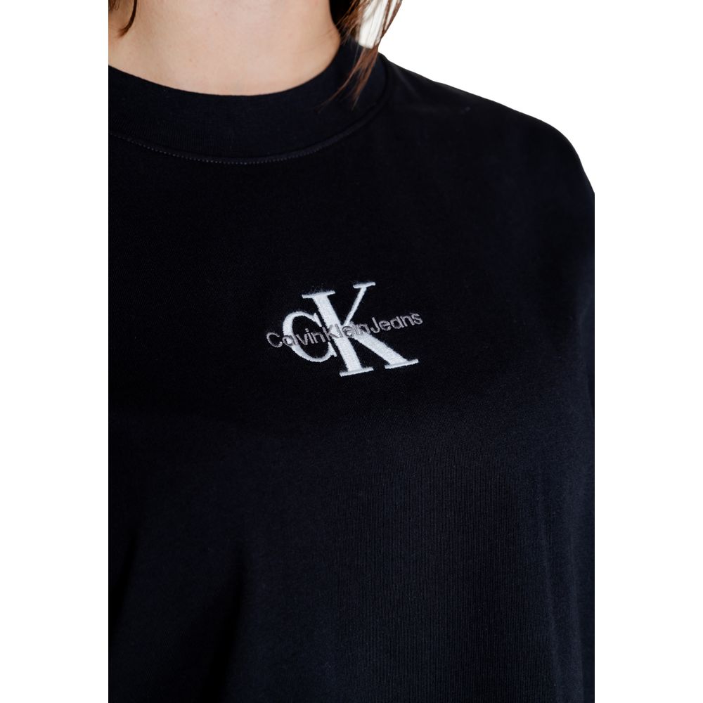 Calvin Klein Jeans Schwarze Baumwolle Tops & T-Shirt