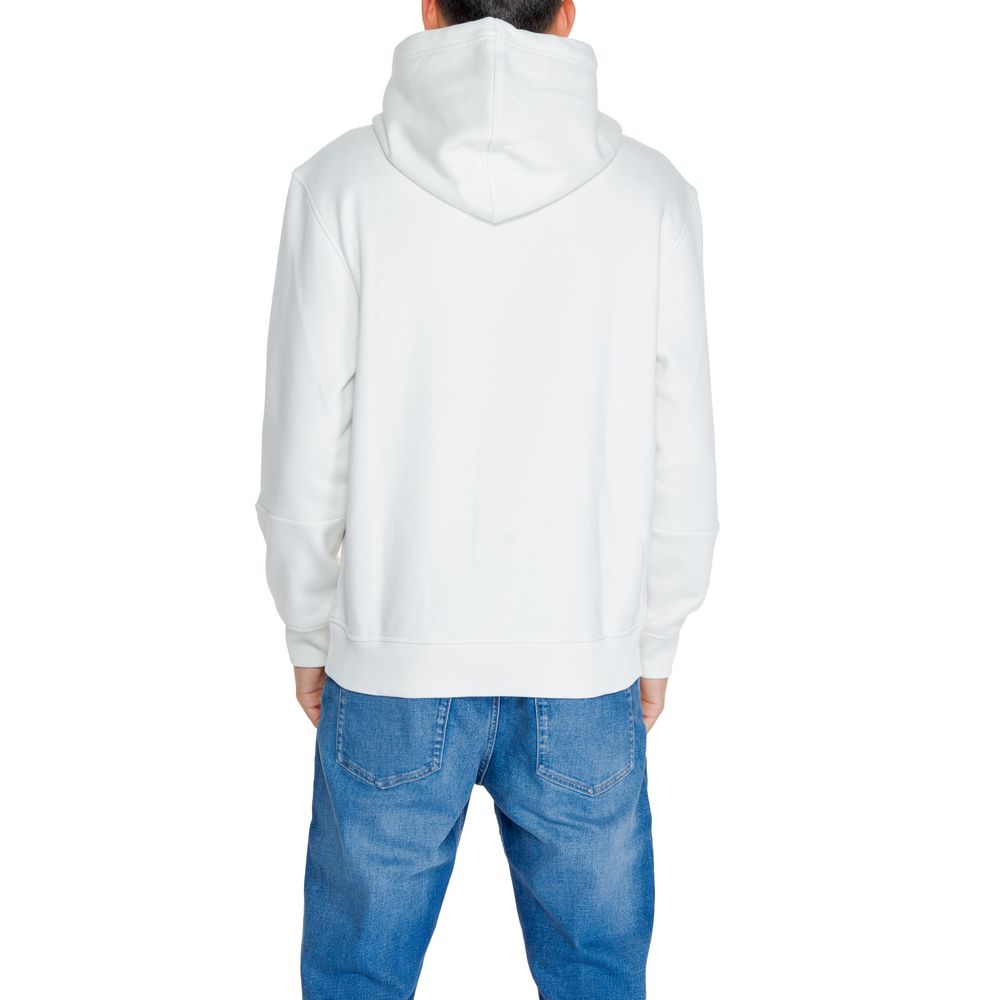 Calvin Klein Jeans Cremefarbener Baumwollpullover