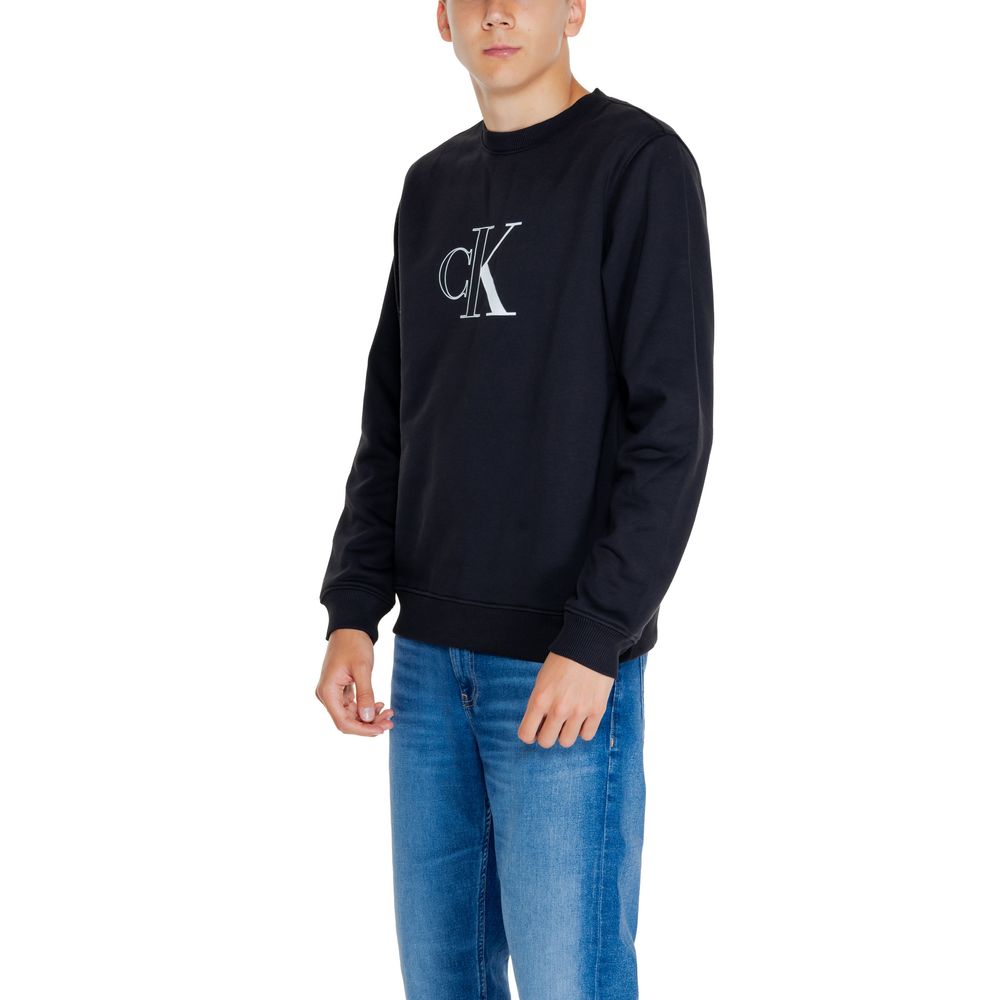 Calvin Klein Jeans Schwarzer Polyester-Pullover