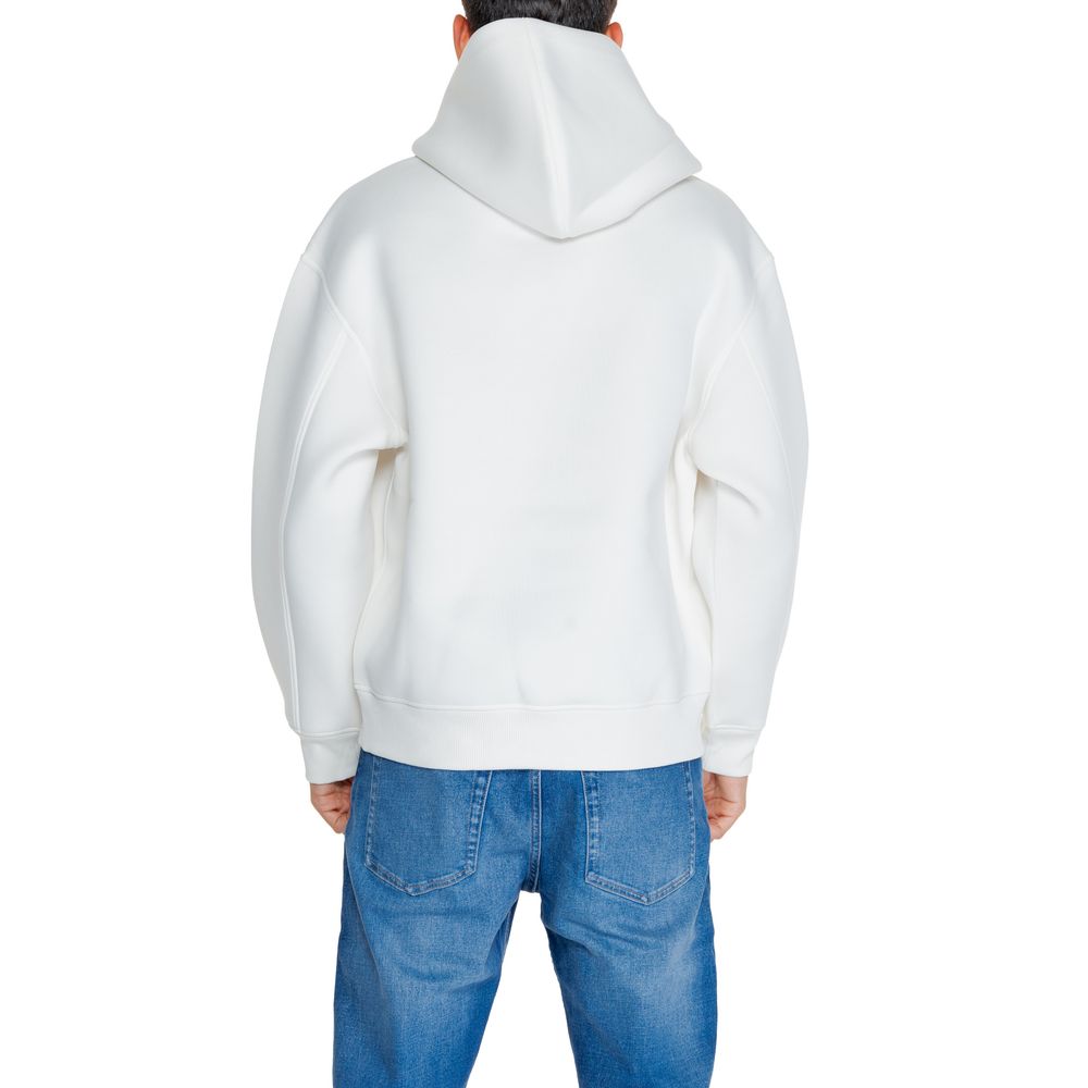 Calvin Klein Jeans Cremefarbener Pullover aus recyceltem Polyester