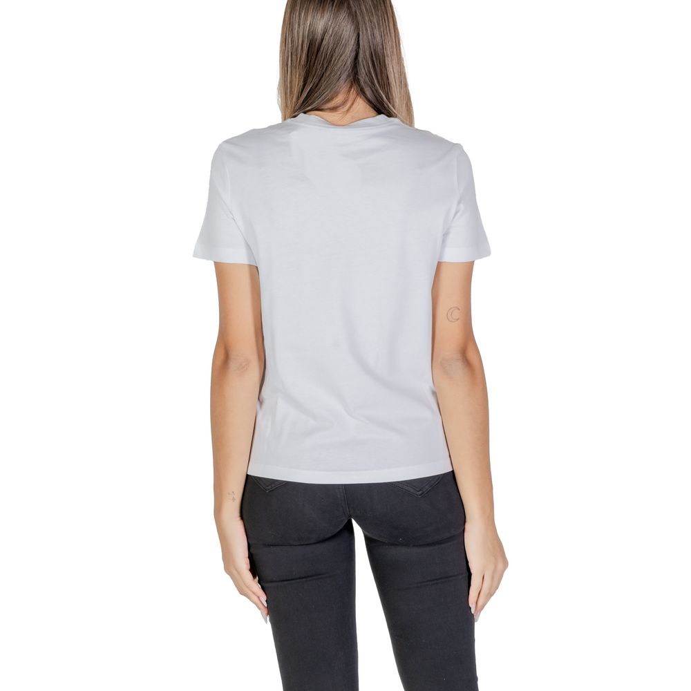 Calvin Klein Jeans Weiße Baumwoll-Oberteile & T-Shirt