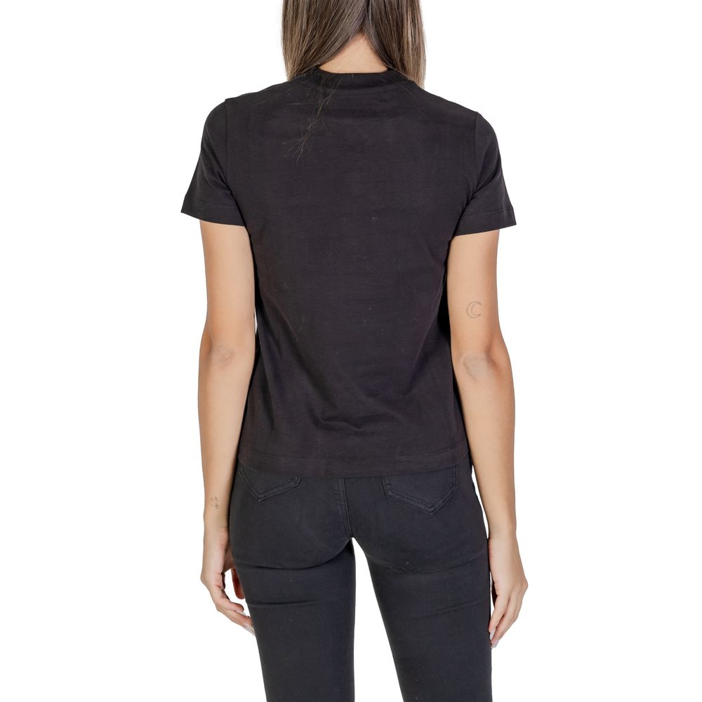 Calvin Klein Jeans Schwarze Baumwolle Tops & T-Shirt