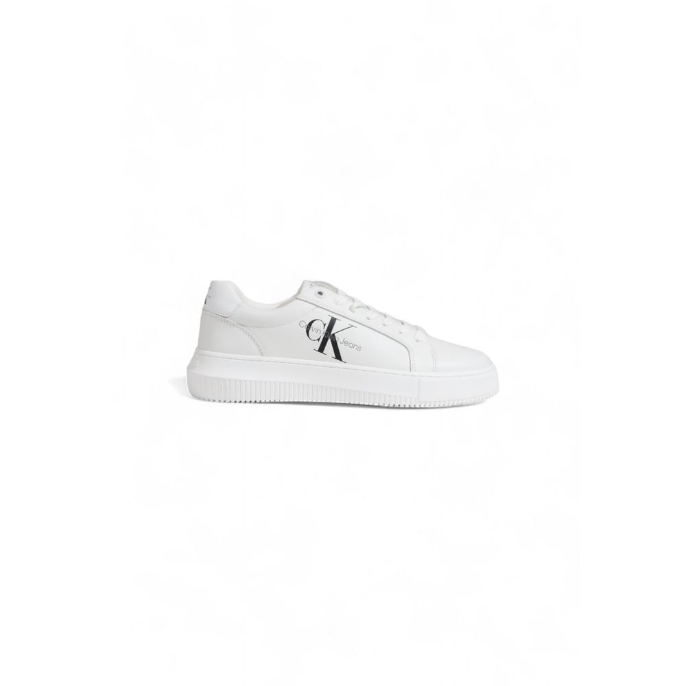 Calvin Klein Jeans Weißes Leder Sneaker