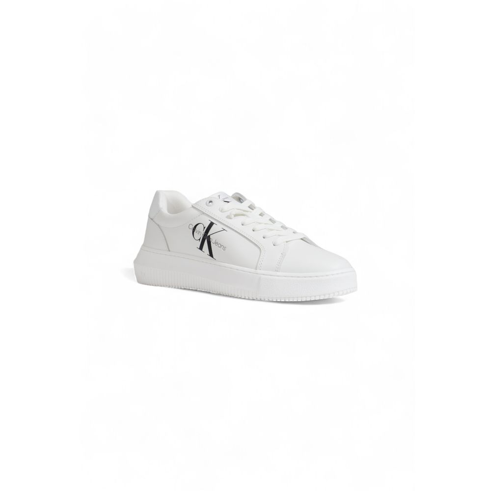 Calvin Klein Jeans Weißes Leder Sneaker