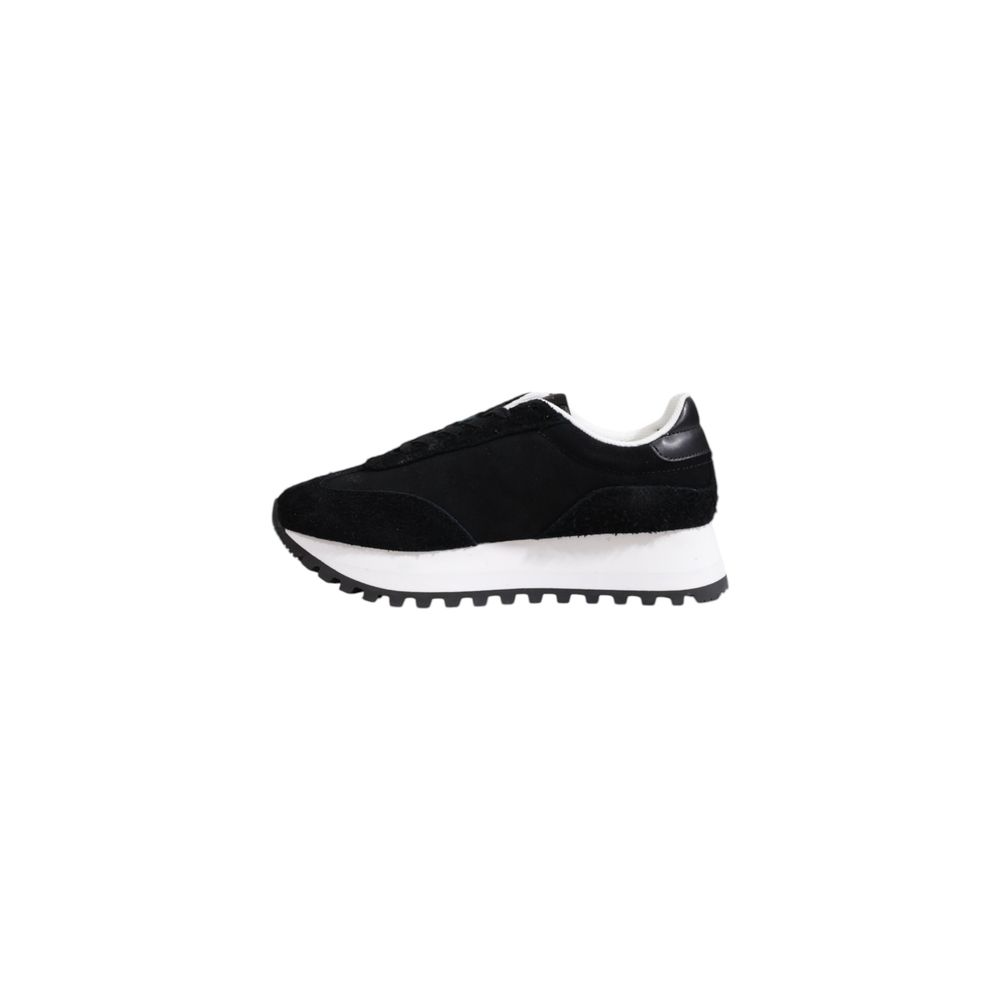 Calvin Klein Schwarzer Leder-Sneaker