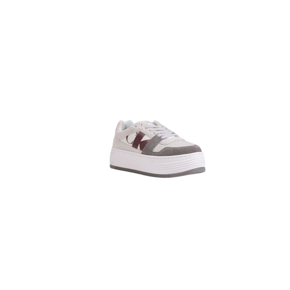 Calvin Klein Graue Leder Sneaker