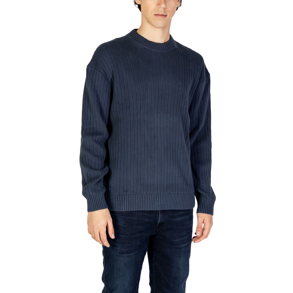 Calvin Klein Jeans Blauer Baumwollpullover