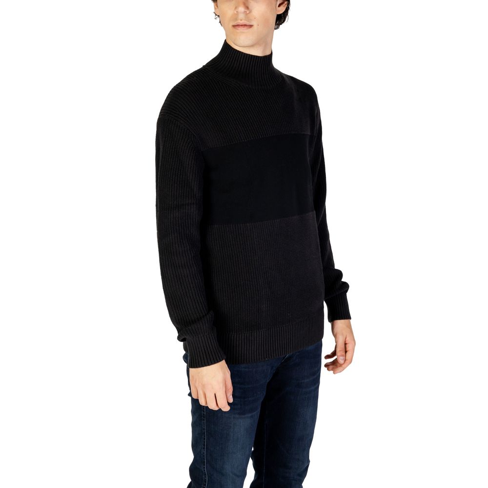 Calvin Klein Jeans Schwarzer Baumwollpullover