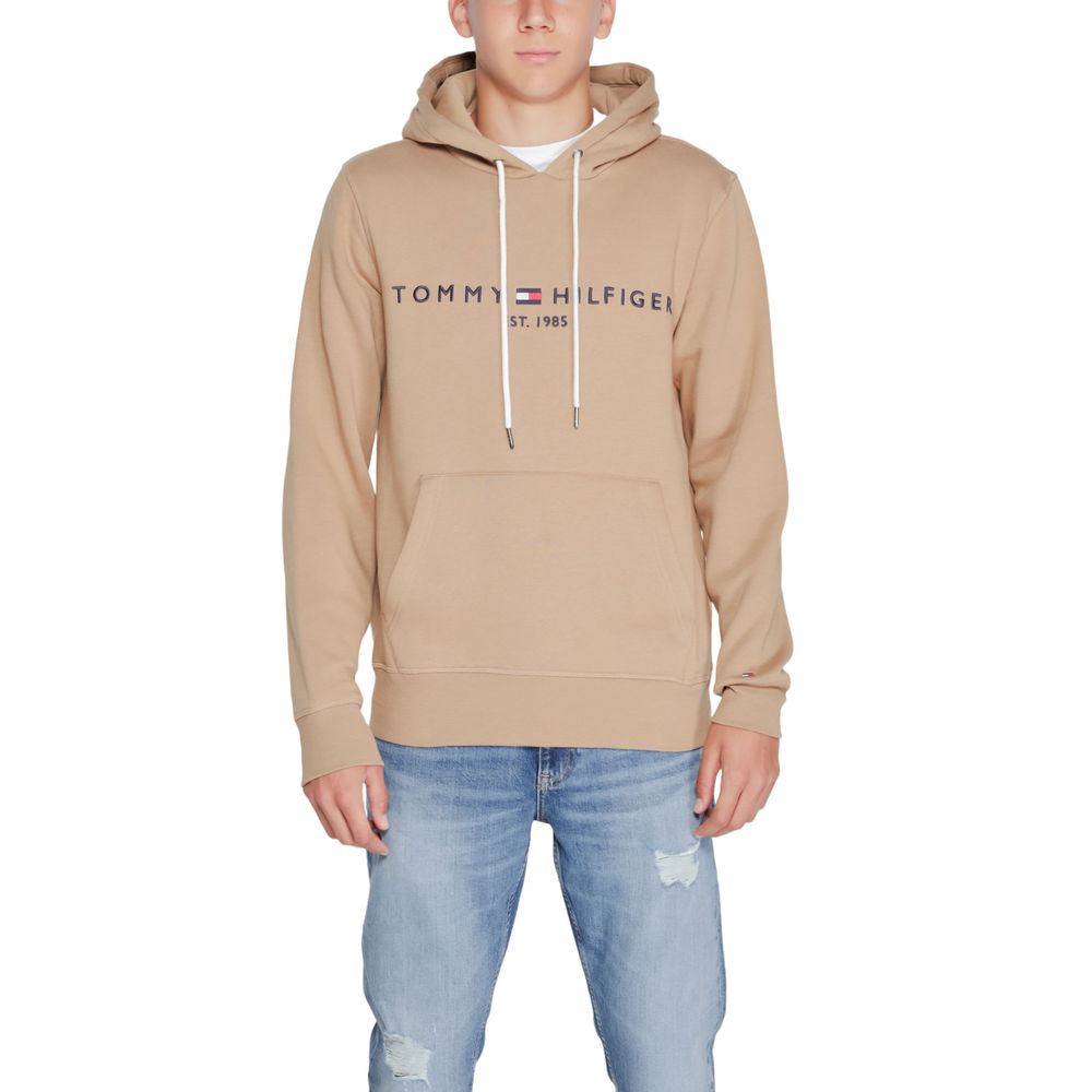 Tommy Hilfiger Beigefarbener Baumwollpullover