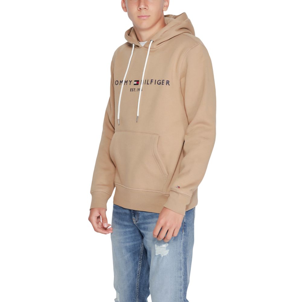 Tommy Hilfiger Beigefarbener Baumwollpullover