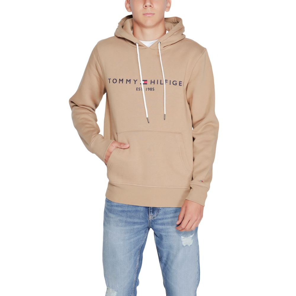 Tommy Hilfiger Beigefarbener Baumwollpullover