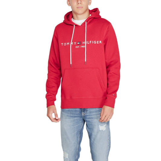 Tommy Hilfiger Roter Baumwollpullover