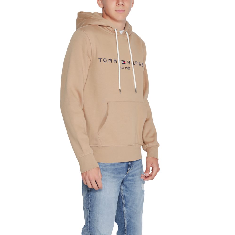 Tommy Hilfiger Beigefarbener Baumwollpullover