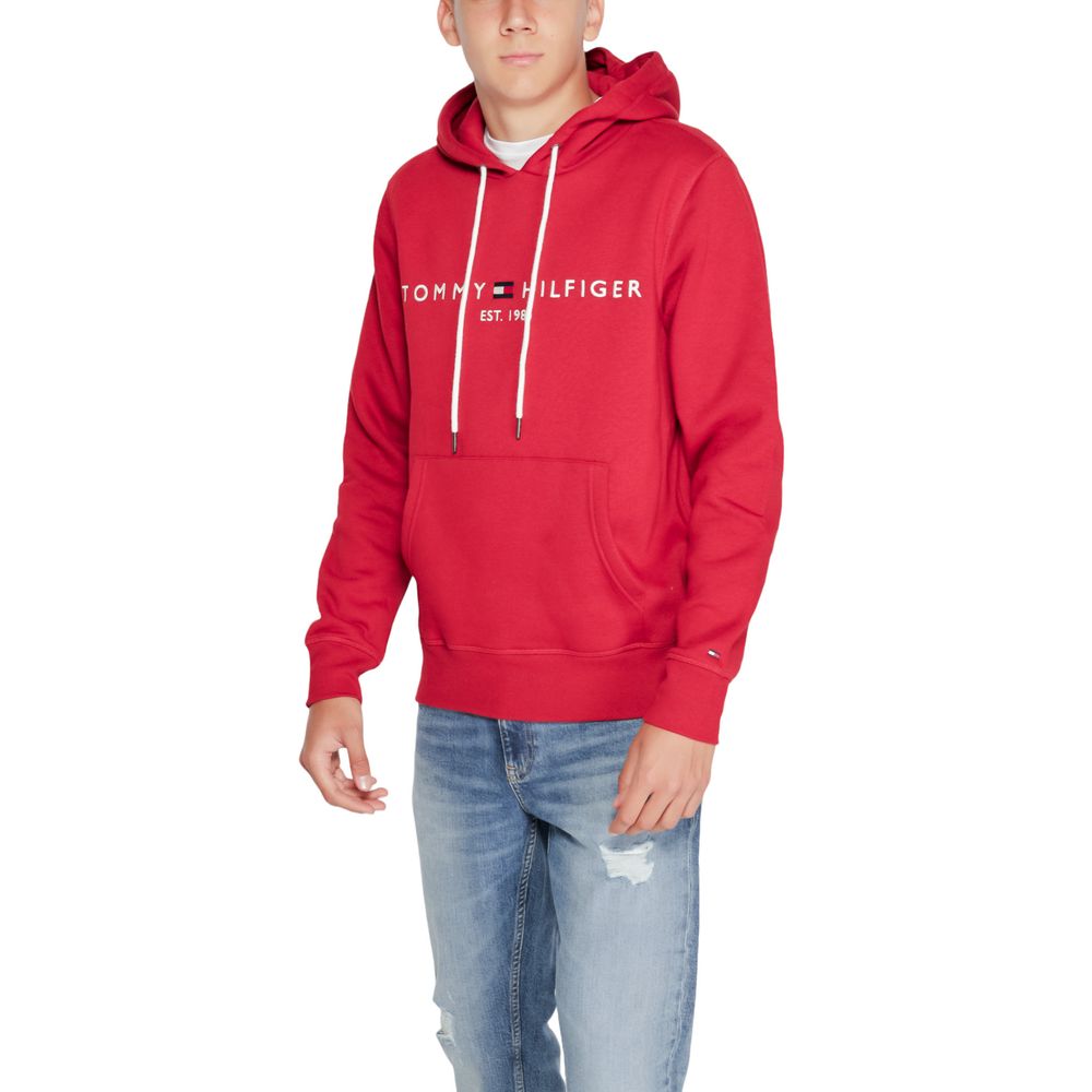 Tommy Hilfiger Roter Baumwollpullover