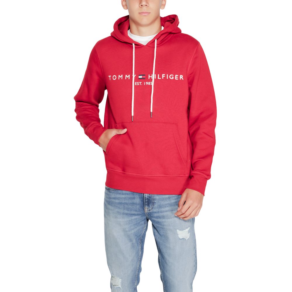 Tommy Hilfiger Roter Baumwollpullover